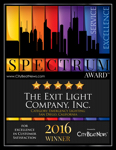 The Exit Light Company Receives 2016 Spectrum Award for Excellence in Customer Satisfaction